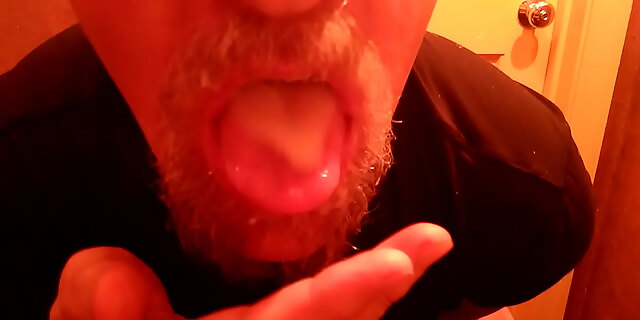 Man Eats His Own Cum